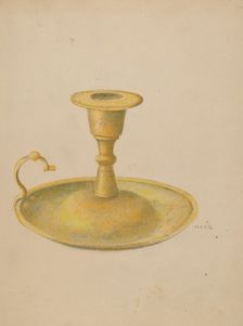 Candlestick, 1935/1942. Creator: Margaret Stottlemeyer
