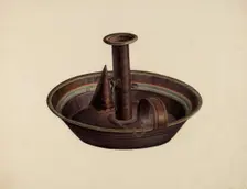 Candlestick, 1935/1942. Creator: Mildred Ford