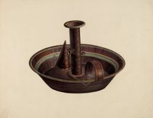 Candlestick, 1935/1942. Creator: Mildred Ford