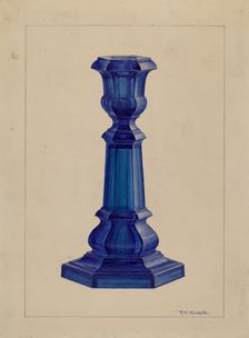 Candlestick, 1935/1942. Creator: Ronau William Woiceske