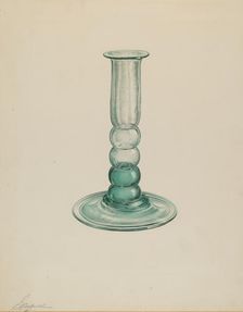Candlestick, 1935/1942. Creator: Giacinto Capelli