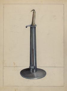 Candlestick, 1936. Creator: Holger Hansen