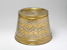 Candlestick Base with Interlacing Dragons, Northern Iraq, southeastern Turkey, or Syria, 13th cent. Creator: Unknown