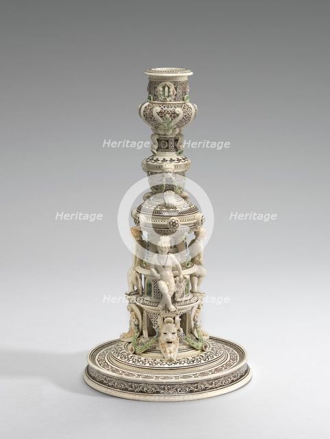 Candlestick, c. 1547/1559. Creator: Unknown.