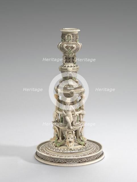 Candlestick, c. 1547/1559. Creator: Unknown.