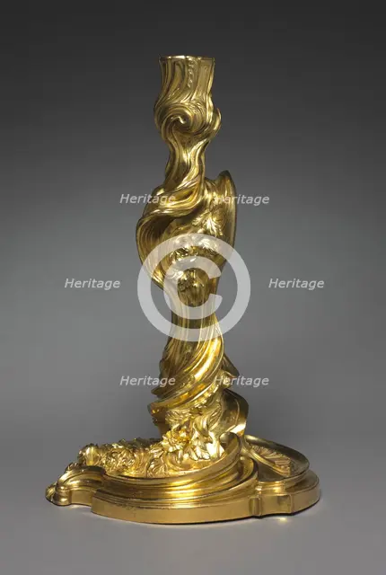 Candlestick, c. 1740. Creator: Juste-Aurèle Meissonnier (French, 1695-1750).
