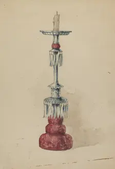 Candlestick, c. 1936. Creator: Geoffrey Holt