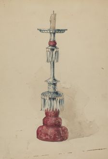 Candlestick, c. 1936. Creator: Geoffrey Holt