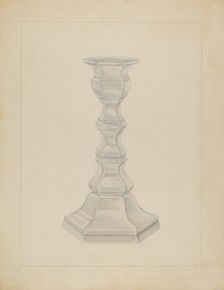 Candlestick, c. 1936. Creator: Gertrude Lemberg