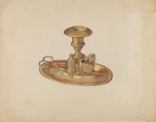 Candlestick, c. 1936. Creator: Dorothy Posten