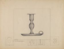 Candlestick, c. 1936. Creator: Henry Meyers