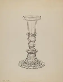 Candlestick, c. 1936. Creator: John Dana