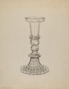 Candlestick, c. 1936. Creator: John Dana