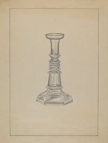 Candlestick, c. 1936. Creator: John Dana