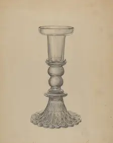 Candlestick, c. 1936. Creator: John Dana