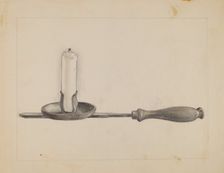 Candlestick, c. 1936. Creator: Janet Riza