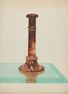 Candlestick, c. 1936. Creator: Lawrence Porth
