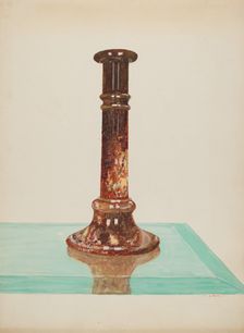 Candlestick, c. 1936. Creator: Lawrence Porth