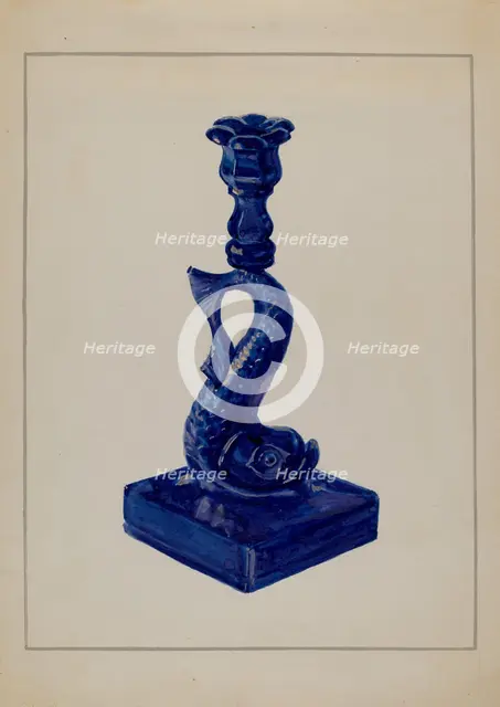 Candlestick, c. 1936. Creator: Marcus Moran.