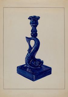 Candlestick, c. 1936. Creator: Marcus Moran