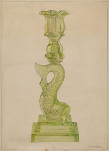 Candlestick, c. 1936. Creator: Ronau William Woiceske