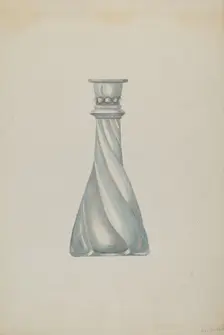 Candlestick, c. 1937. Creator: Beulah Bradleigh