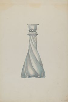Candlestick, c. 1937. Creator: Beulah Bradleigh