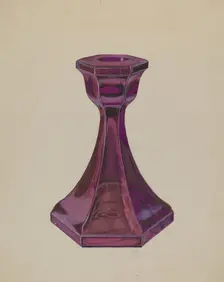 Candlestick, c. 1937. Creator: Dorothy Posten