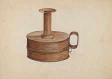 Candlestick, c. 1937. Creator: Margaret Stottlemeyer