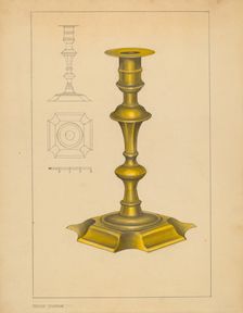 Candlestick, c. 1937. Creator: Philip Johnson