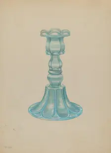 Candlestick, c. 1938. Creator: Charles Caseau