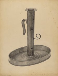 Candlestick, c. 1938. Creator: Bernard Krieger