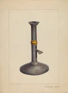 Candlestick, c. 1938. Creator: Samuel Fineman