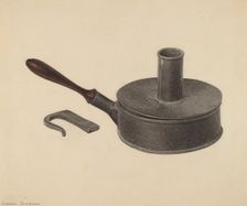 Candlestick, c. 1939. Creator: Gordon Sanborn