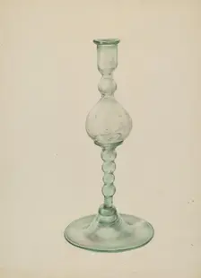 Candlestick, c. 1939. Creator: Elisabeth Fulda