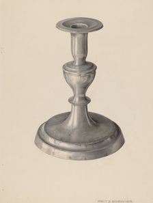 Candlestick, c. 1939. Creator: Fritz Boehmer