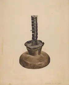 Candlestick, c. 1939. Creator: Howard Lumbard