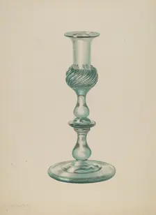 Candlestick, c. 1939. Creator: Michael Fenga