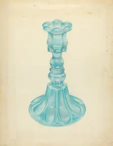 Candlestick, c. 1940. Creator: John Tarantino