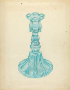 Candlestick, c. 1940. Creator: John Tarantino