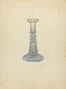 Candlestick, c. 1940. Creator: John Dana
