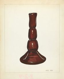 Candlestick, c. 1940. Creator: Janet Riza