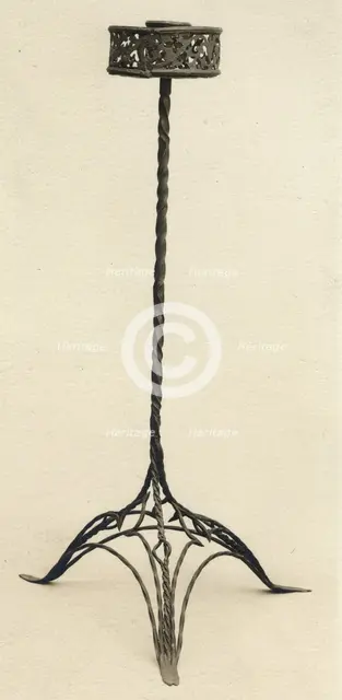 Candlestick, European, 15th century. Creator: Unknown.