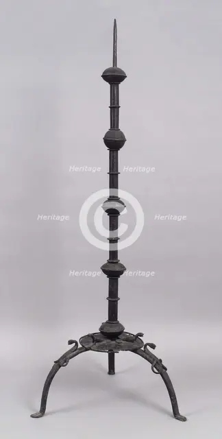 Candlestick, French or Italian, 15th century. Creator: Unknown.