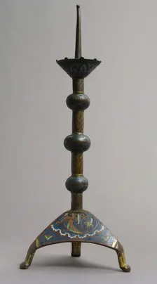Candlestick, French, ca. 1190-1200. Creator: Unknown