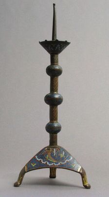 Candlestick, French, ca. 1190-1200. Creator: Unknown