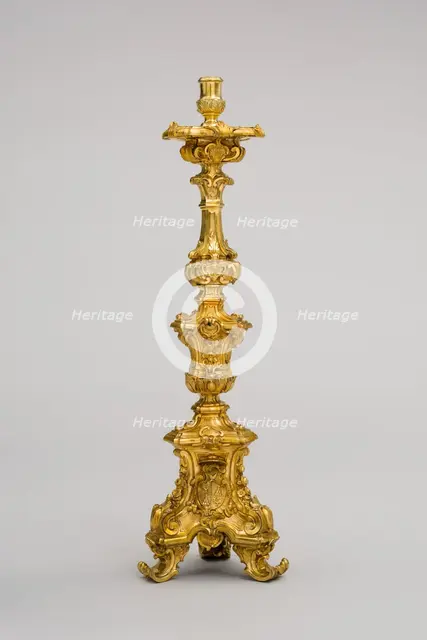 Candlestick, Italy, 1765/66. Creator: Leandro Gagliardi.