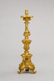 Candlestick, Italy, 1765/66. Creator: Leandro Gagliardi