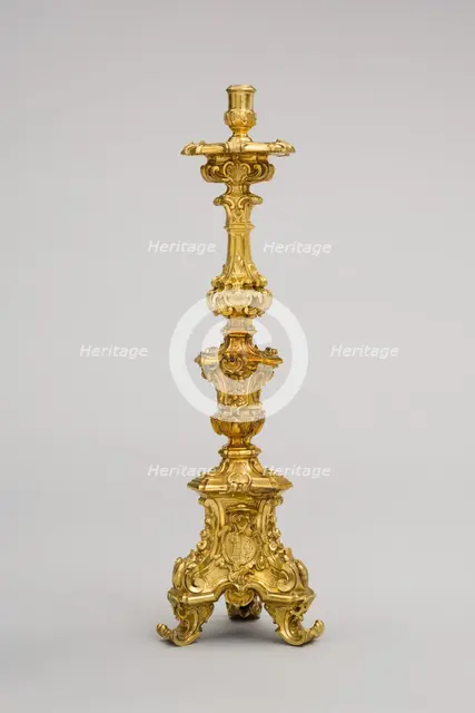 Candlestick, Italy, 1765/66. Creator: Leandro Gagliardi.