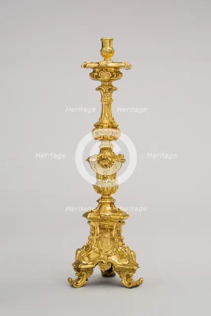 Candlestick, Italy, 1765/66. Creator: Leandro Gagliardi.